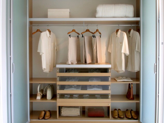 sample closet storage